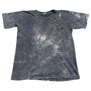80's Stone Washed Blue Pocket T shirt